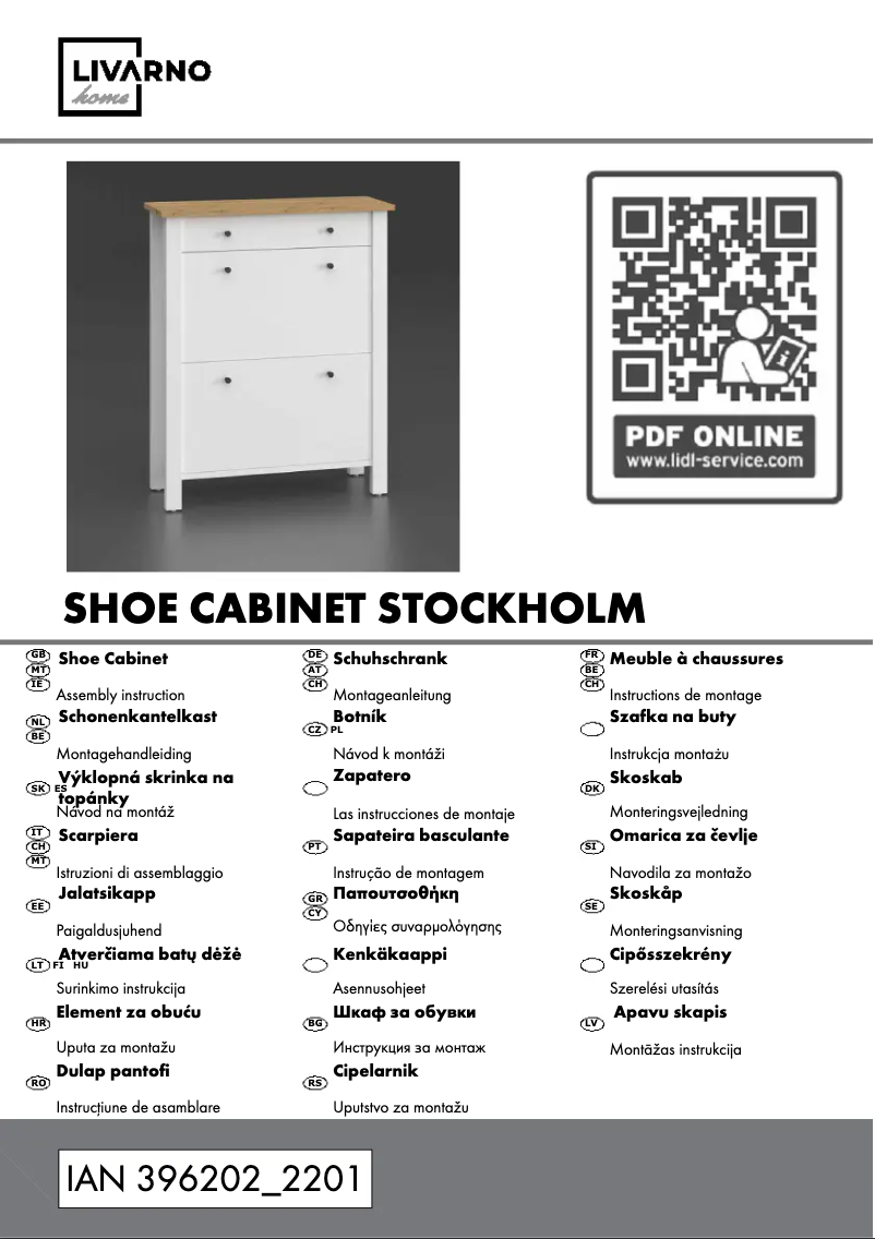 Page n°1 - Manuel utilisateur Livarno Lux IAN 396202