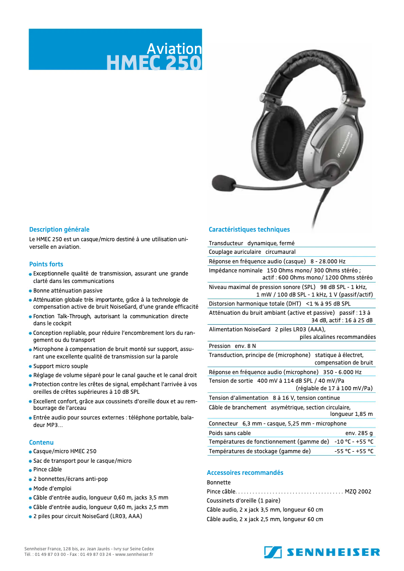 Image de la première page du manuel de l'appareil HMEC 250