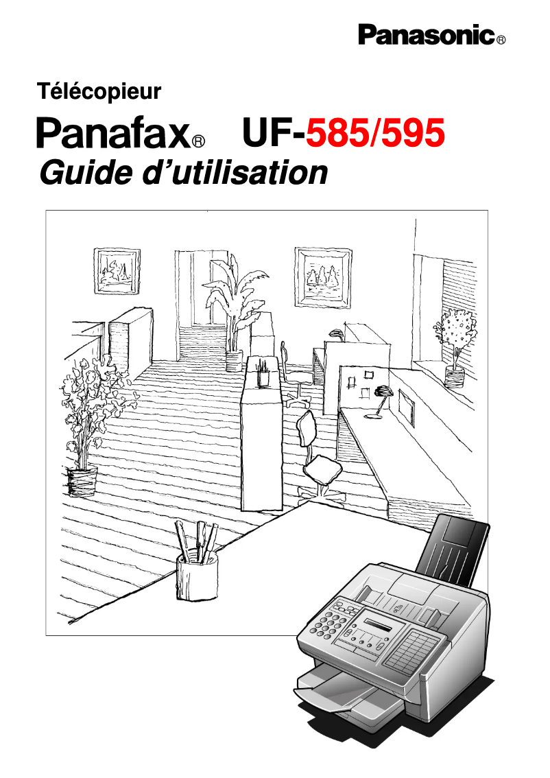 Page n°1 - Manuel utilisateur Panasonic Panafax UF-595