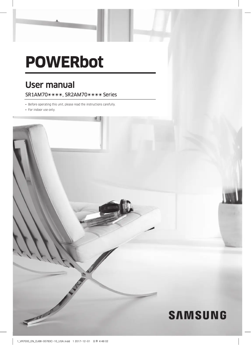 Page n°1 - Manuel utilisateur Samsung Powerbot R7065