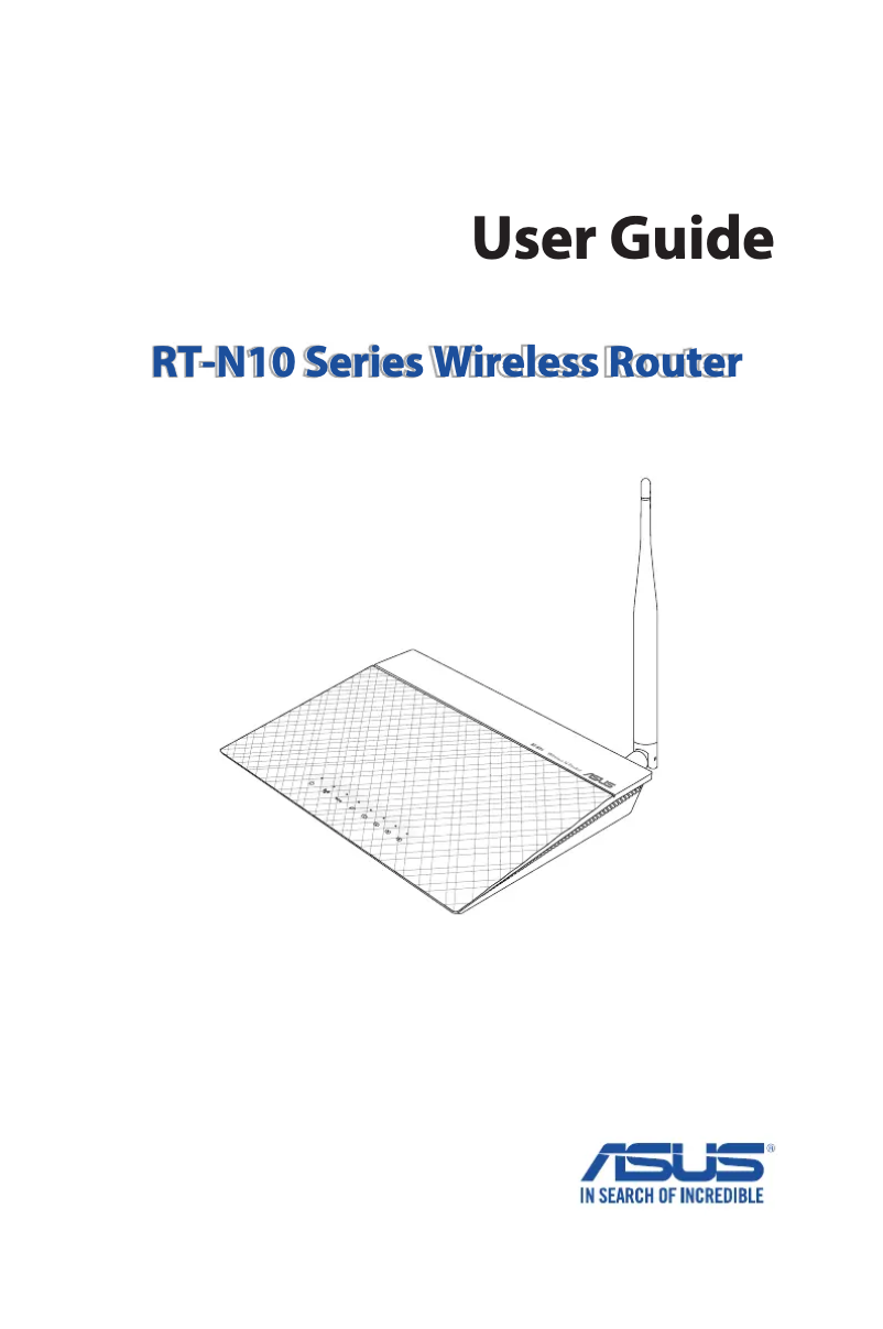 Page 1 de la notice Manuel utilisateur Asus RT-N10P_V2