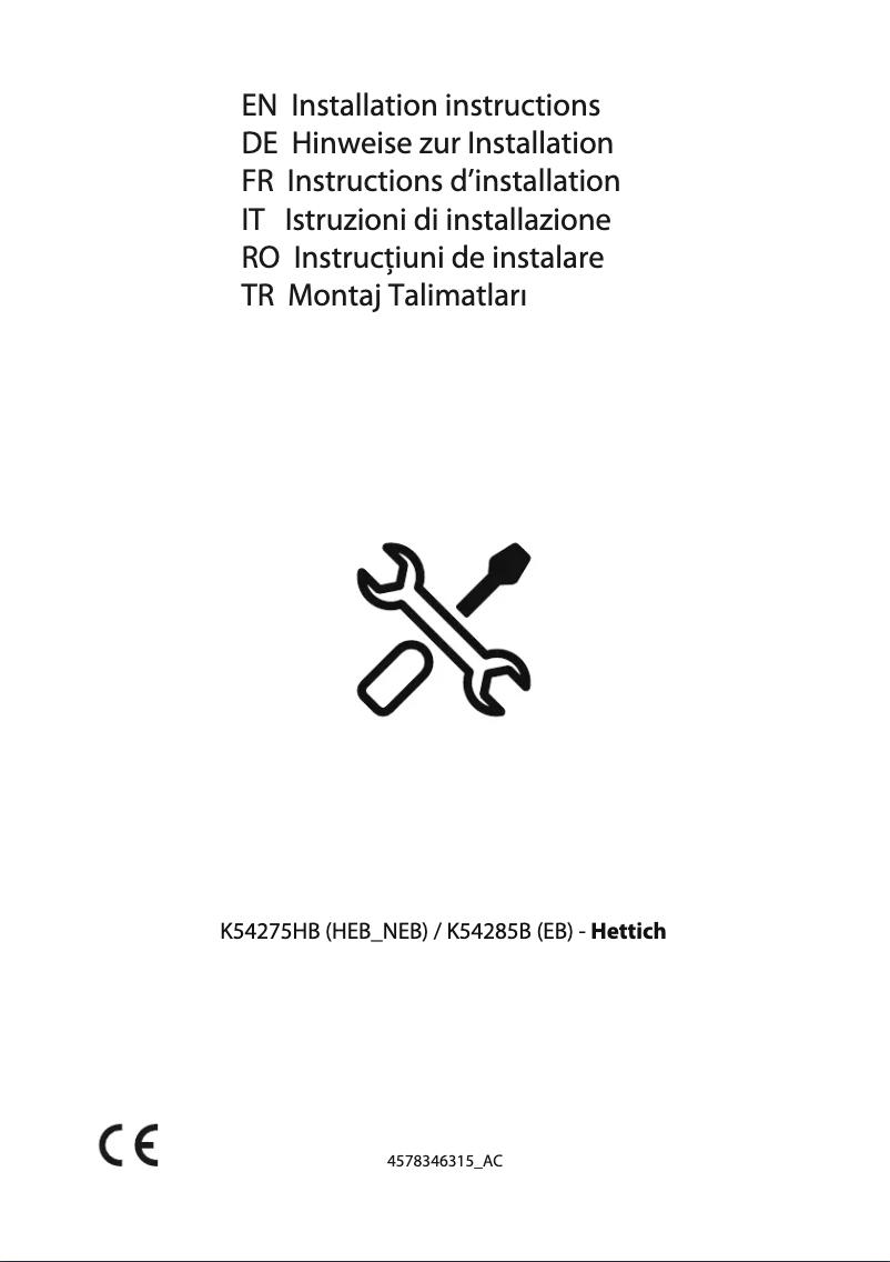 Page 1 de la notice Instructions / montage Grundig GKNI 25742 FN