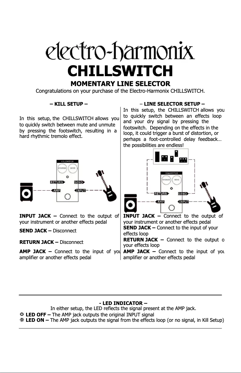 Image de la première page du manuel de l'appareil Chill Switch