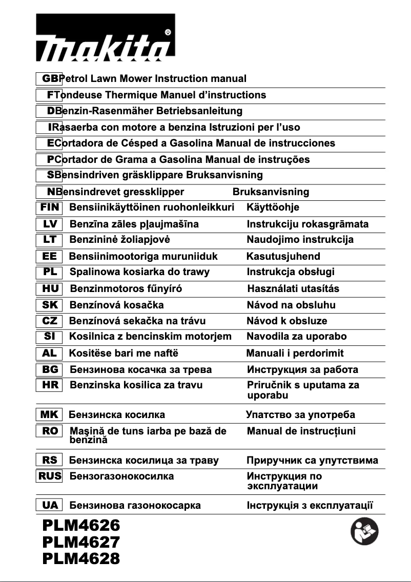 Page n°1 - Manuel utilisateur Makita PLM4628N