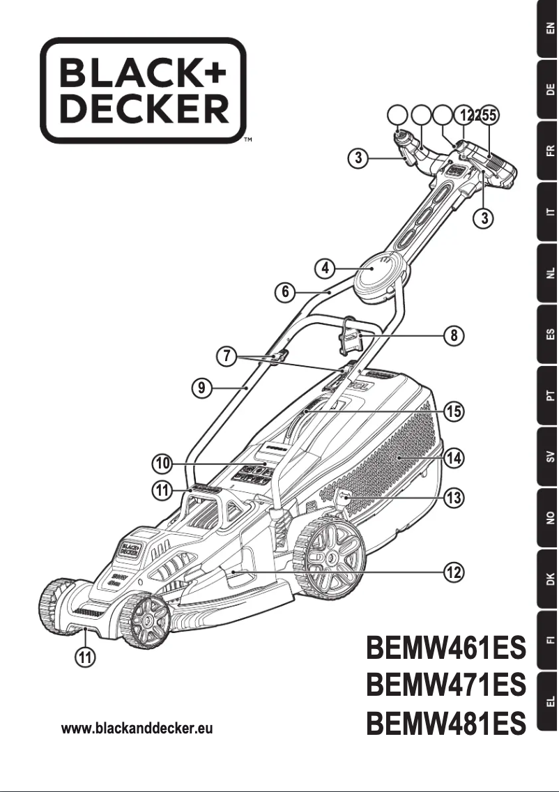 Image de la première page du manuel de l'appareil BEMW461