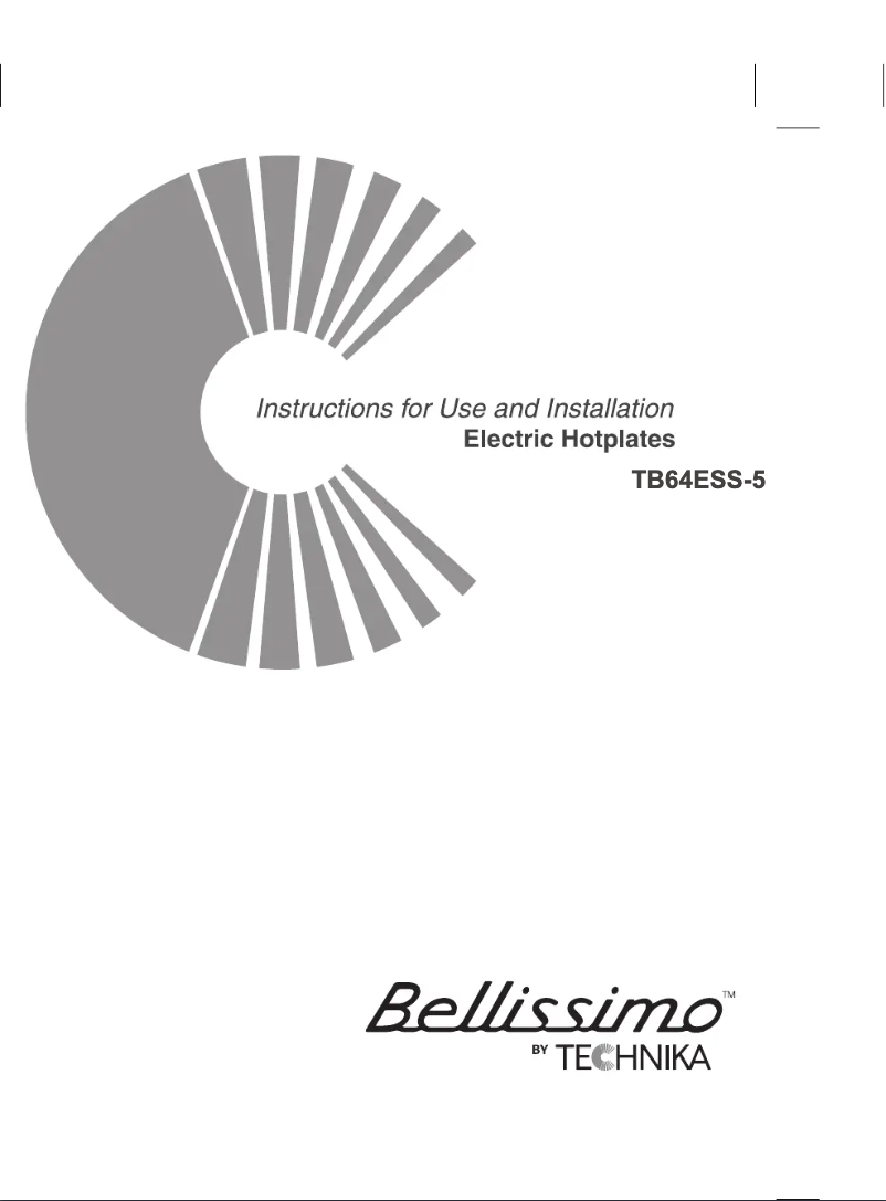 Page n°1 - Manuel utilisateur Technika TB64ESS-5