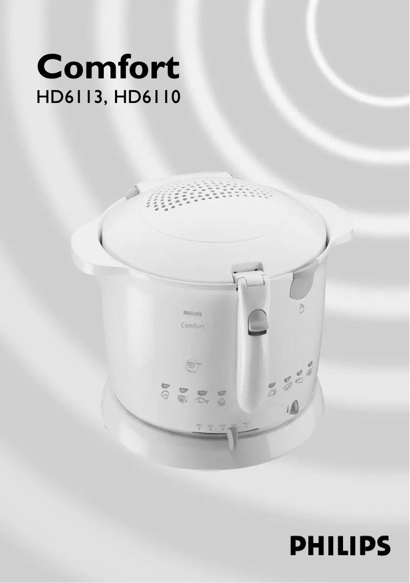 Page n°1 - Manuel utilisateur Philips Deep-fat fryer HD6110