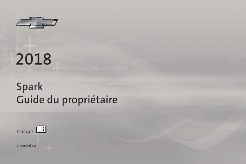 Image de la première page du manuel de l'appareil Spark (2018)