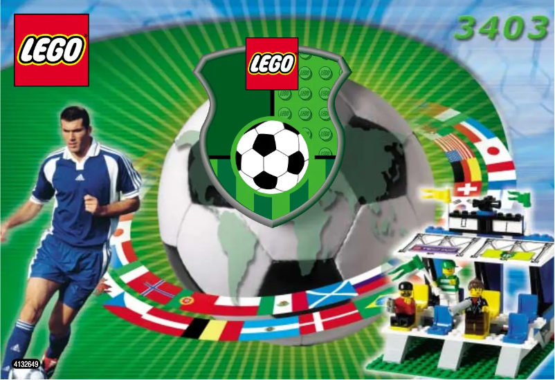 Page 1 de la notice Manuel utilisateur Lego Grandstand with Scoreboard