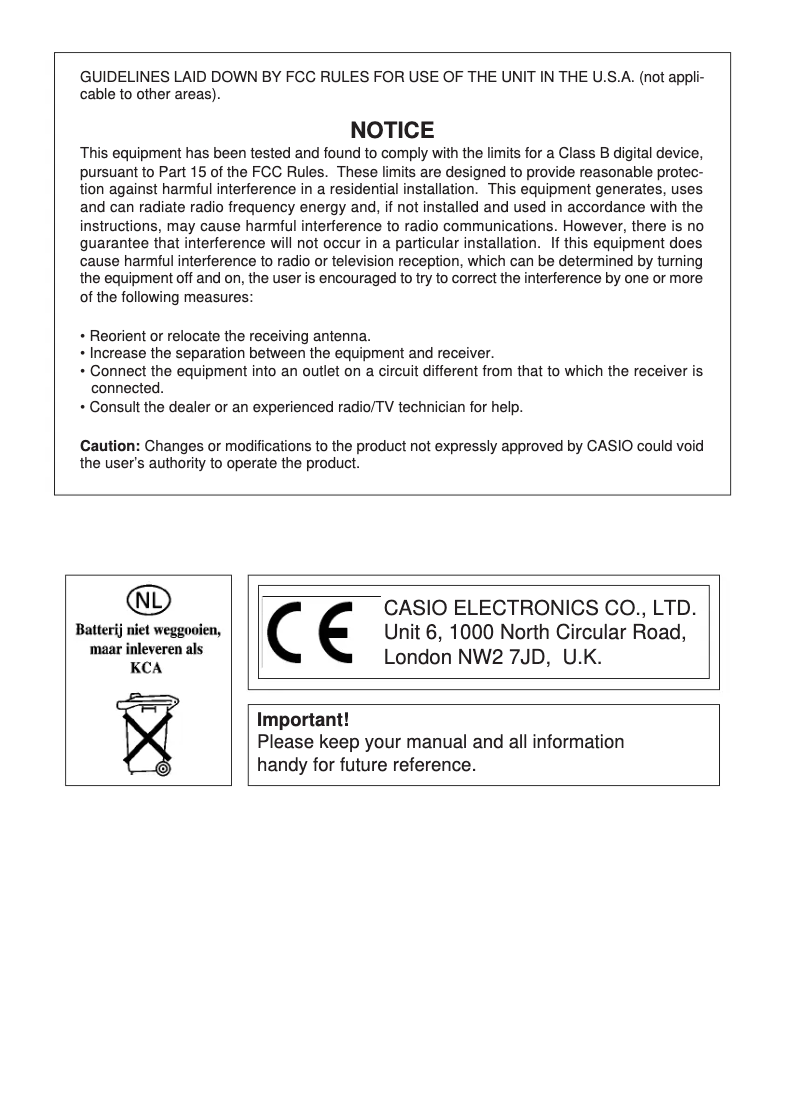 Image de la première page du manuel de l'appareil FX-7400G
