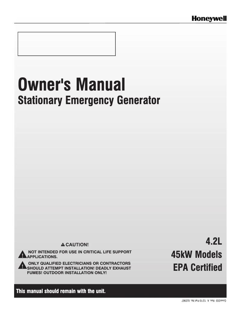 Image de la première page du manuel de l'appareil HG04845