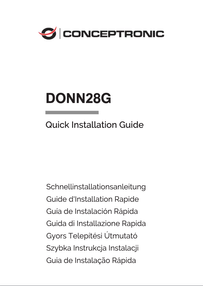 Image de la première page du manuel de l'appareil DONN28G