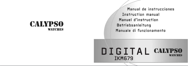 Imagen de la primera página del manual del dispositivo K5609 Digital