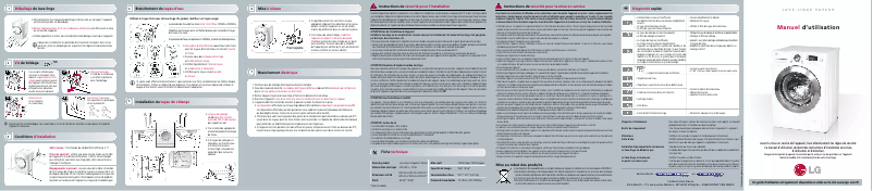 Page 1 de la notice Manuel utilisateur LG F14934DS