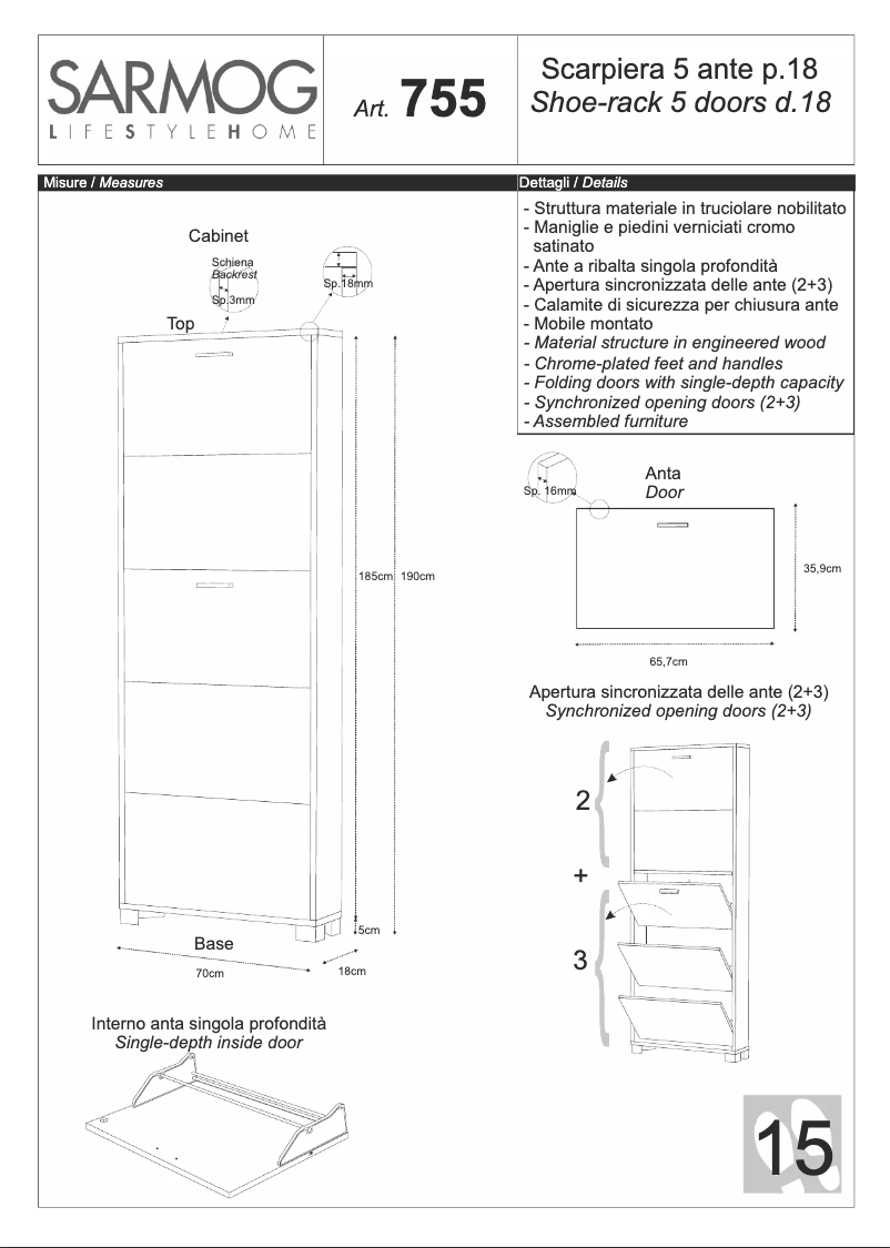 Imagen de la primera página del manual del dispositivo A755PCPC