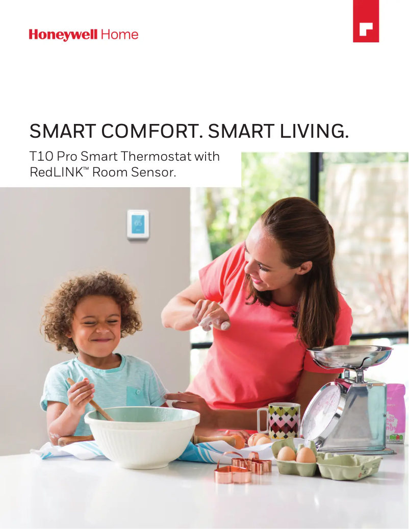 Page 1 de la notice Brochure Honeywell THX321WFS2001W/U