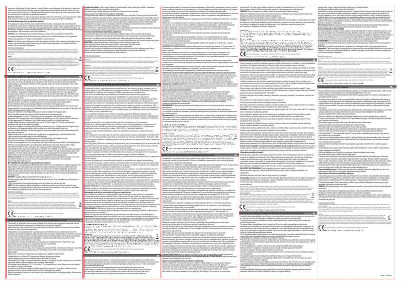 Page n°1 - Manuel utilisateur Hoover H-Free HF18RXL 011