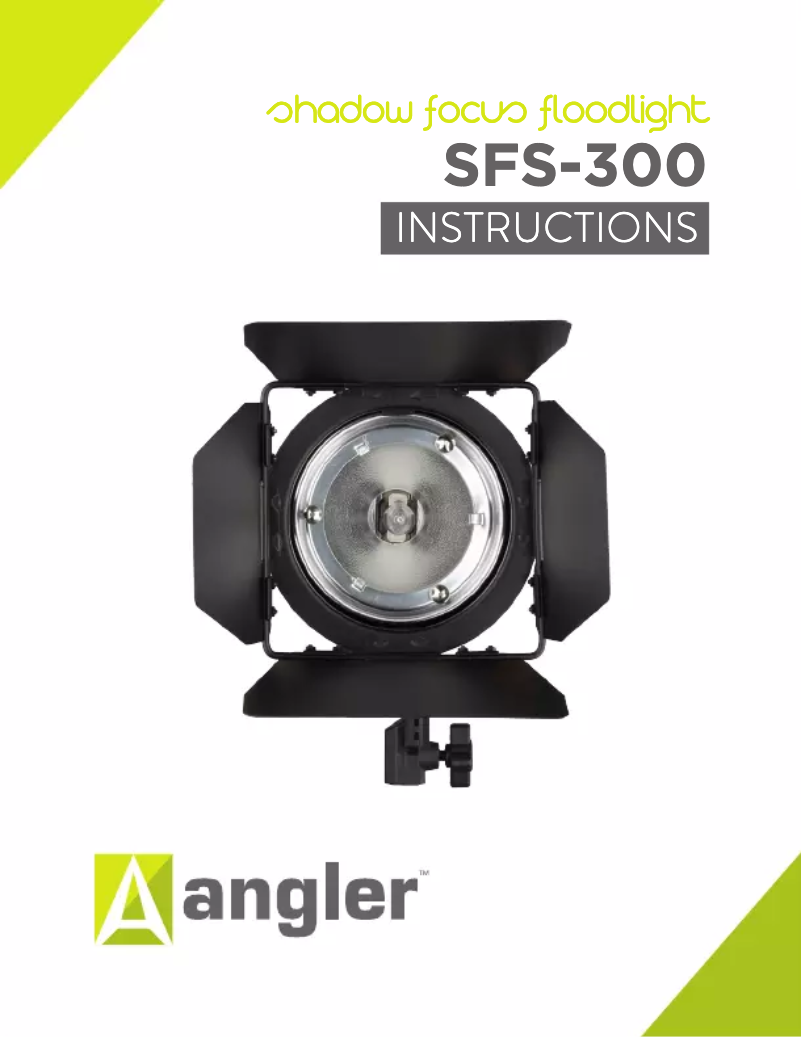 Page 1 de la notice Manuel utilisateur Angler SFS-300