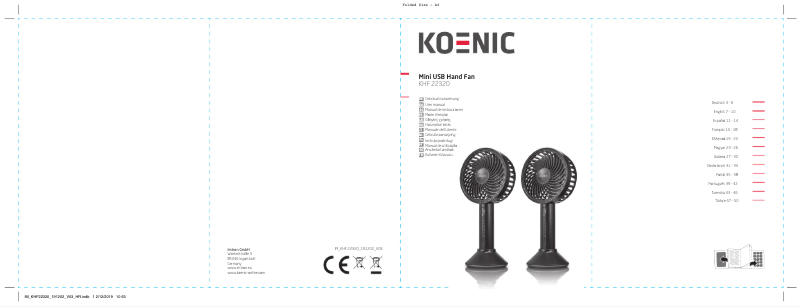 Image de la première page du manuel de l'appareil KHF 22320