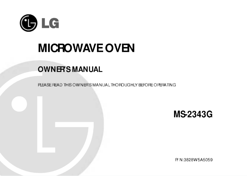 Page 1 of the manual User Manual LG MS-2342G