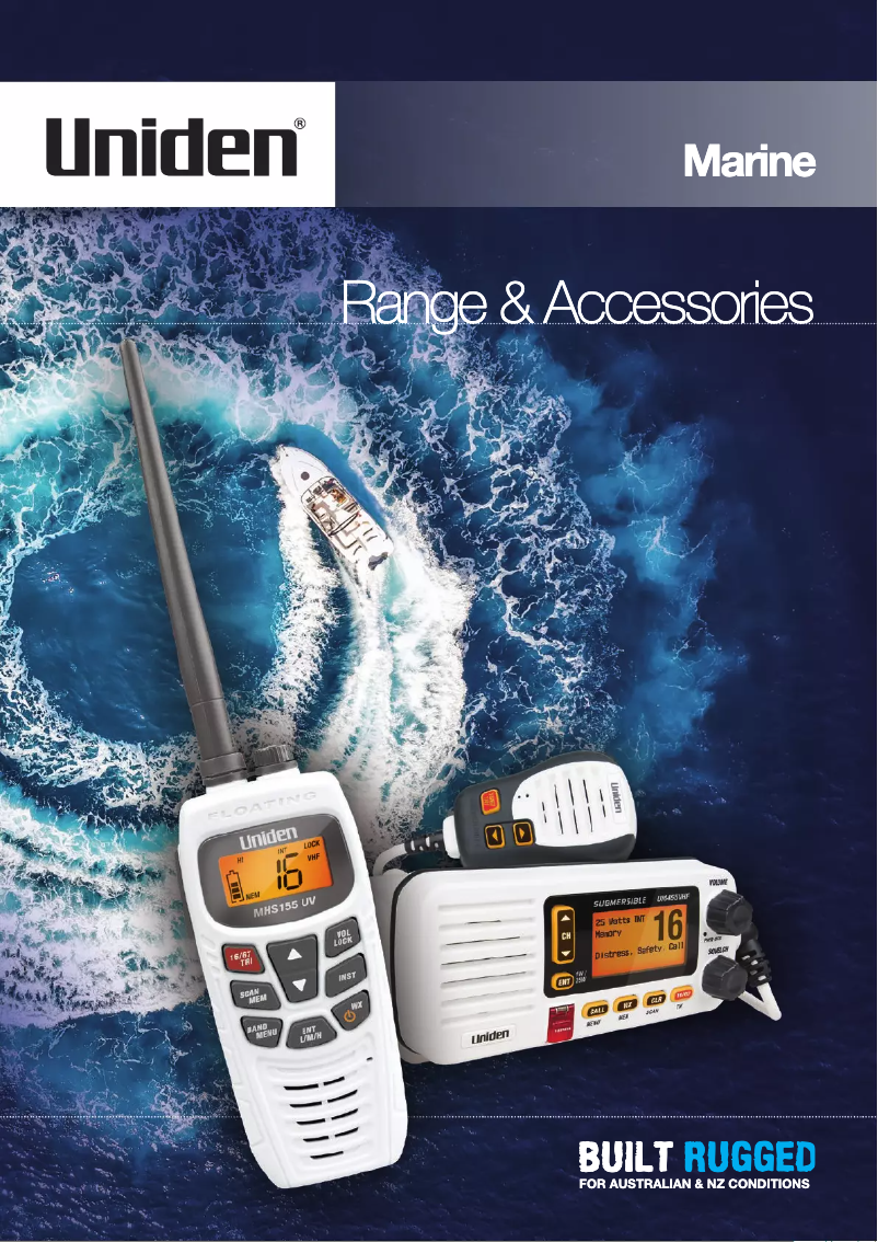 Page n°1 - Manuel utilisateur Uniden AWM300