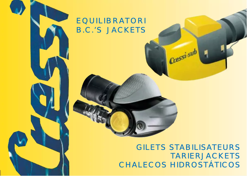 Page n°1 - Manuel utilisateur Cressi Aquapro 5