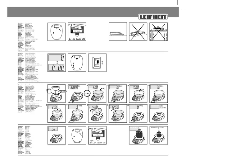 Page 1 de la notice Manuel utilisateur Leifheit 3173
