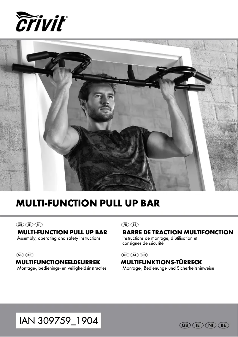 Page 1 de la notice Manuel utilisateur Crivit HG05678