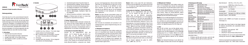 Page 1 de la notice Manuel utilisateur FeinTech ABT00102