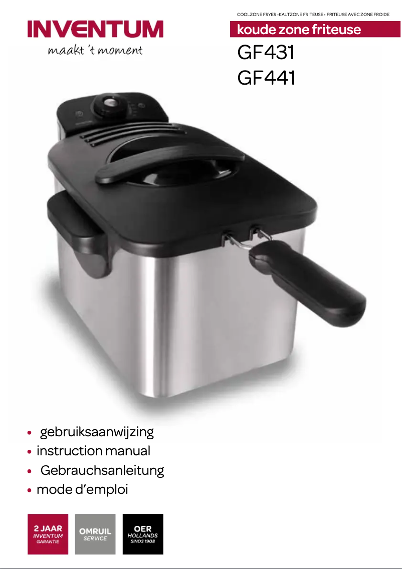 Image de la première page du manuel de l'appareil GF441