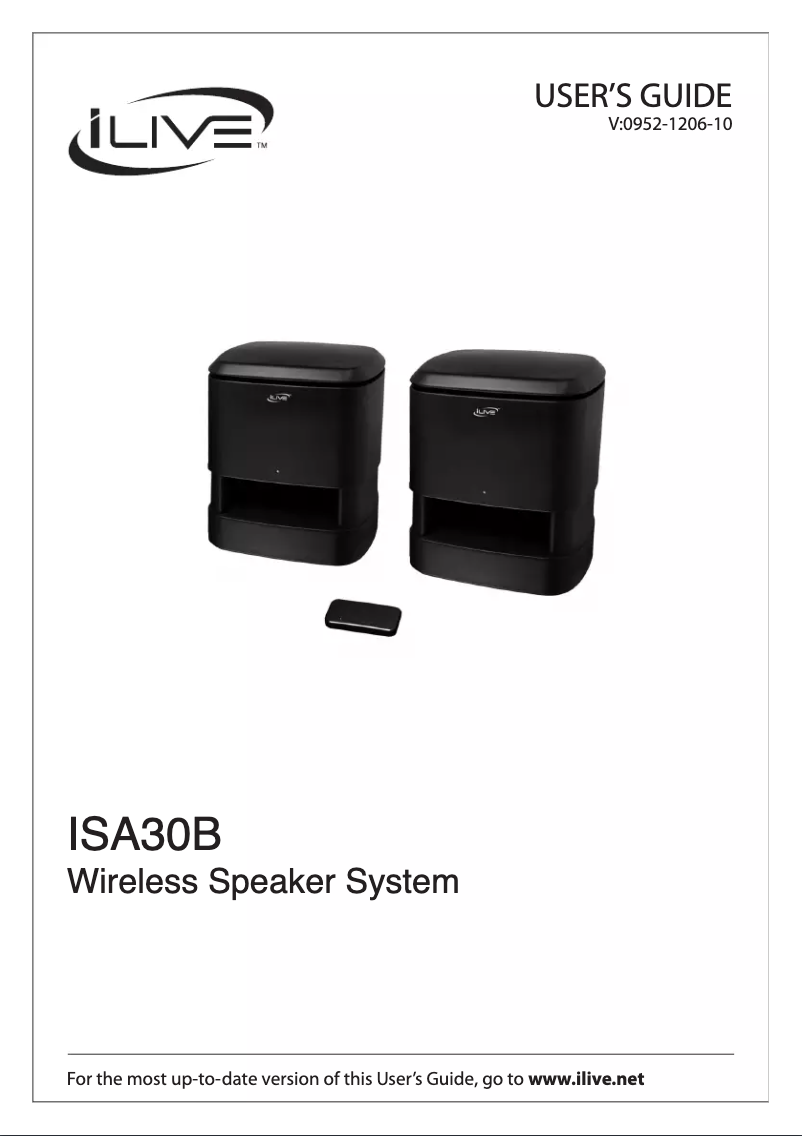 Page 1 de la notice Manuel utilisateur GPX ISA30B