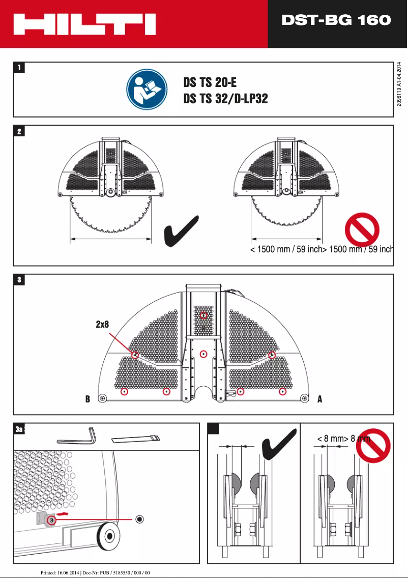 Página 1 del manual Manual de usuario Hilti DST-BG 160