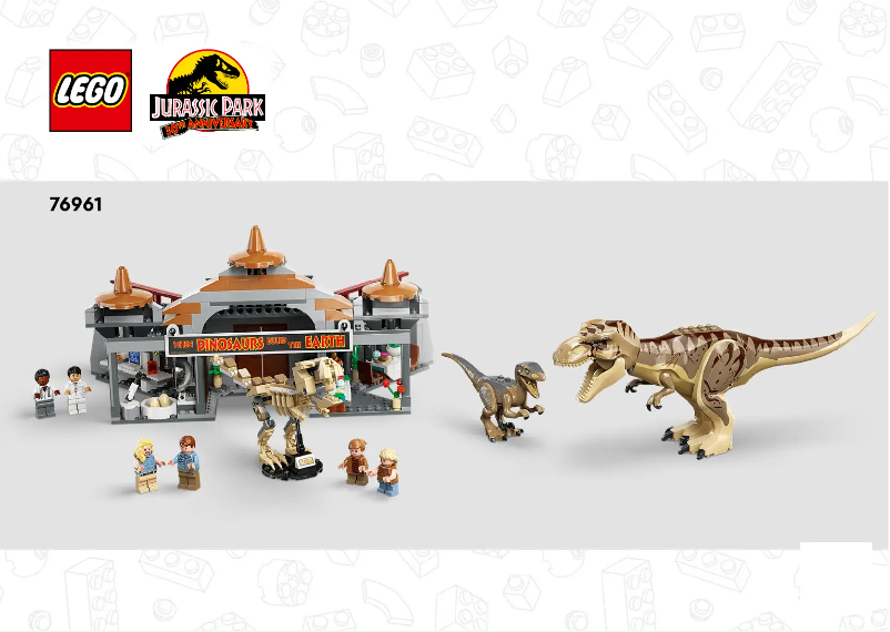 Page n°1 - Consignes visuelles Lego Jurassic World 76961