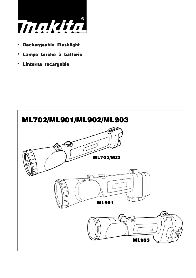 Page 1 de la notice Manuel utilisateur Makita ML903
