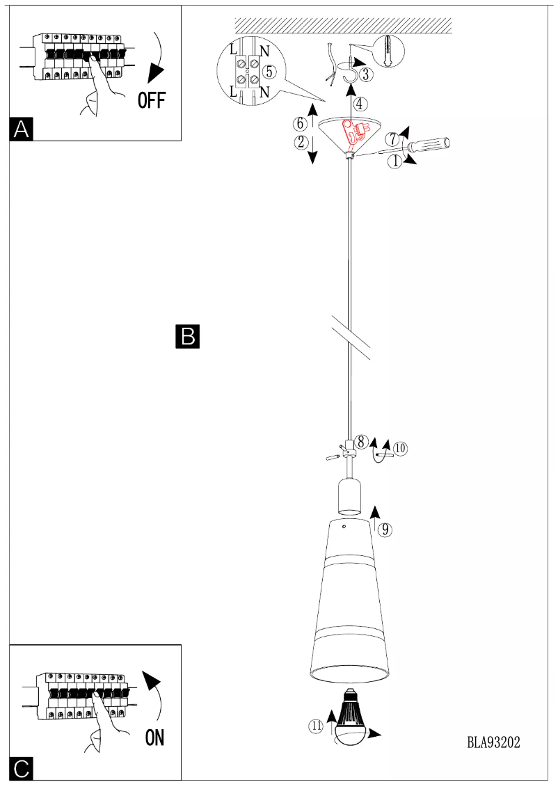 Page n°1 - Manuel utilisateur Eglo Noria 1