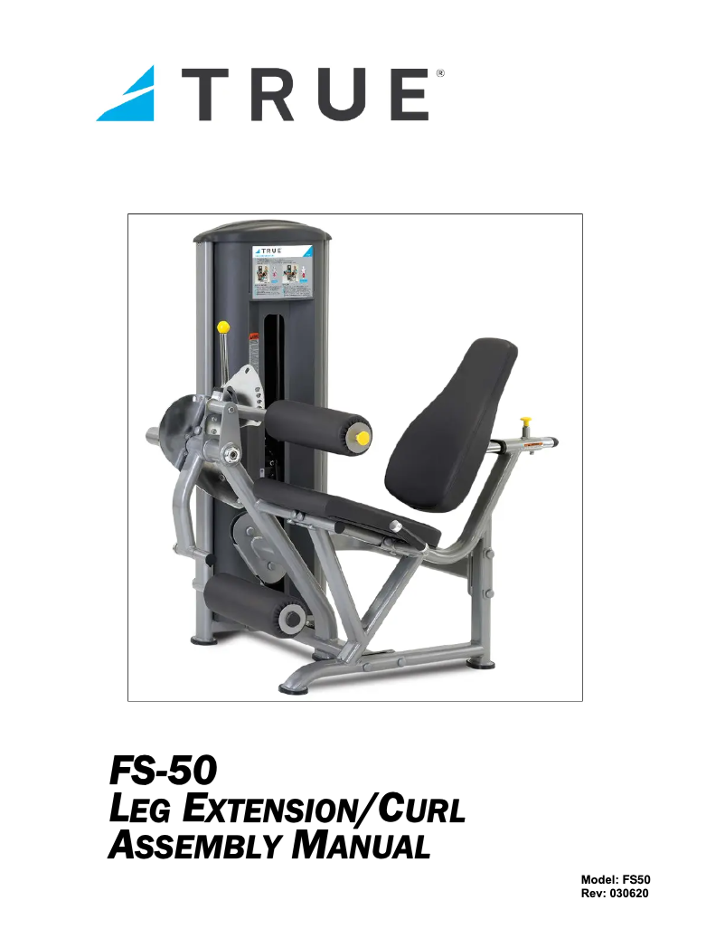 Page n°1 - Manuel utilisateur True FS50