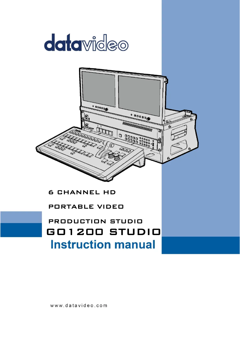 Image de la première page du manuel de l'appareil GO 1200 Studio