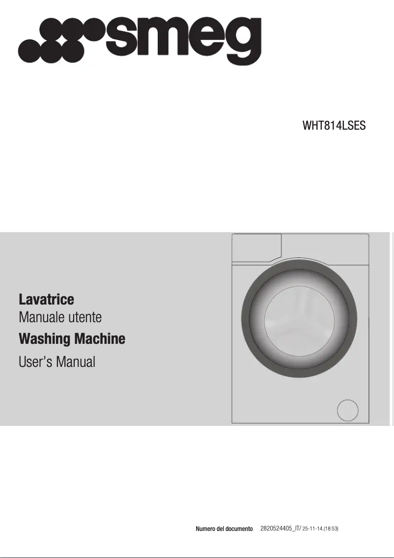 Imagen de la primera página del manual del dispositivo WHT814LSES