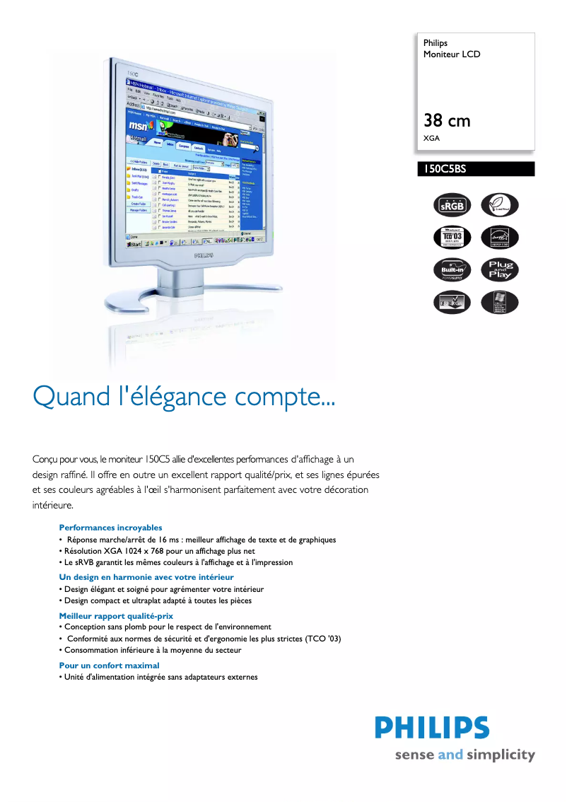 First page image of the manual for 150C5BS