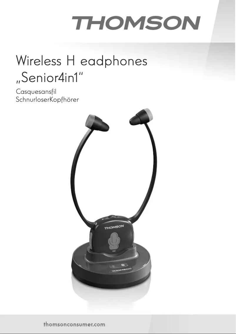 Page n°1 - Manuel utilisateur Thomson WHP6309BT