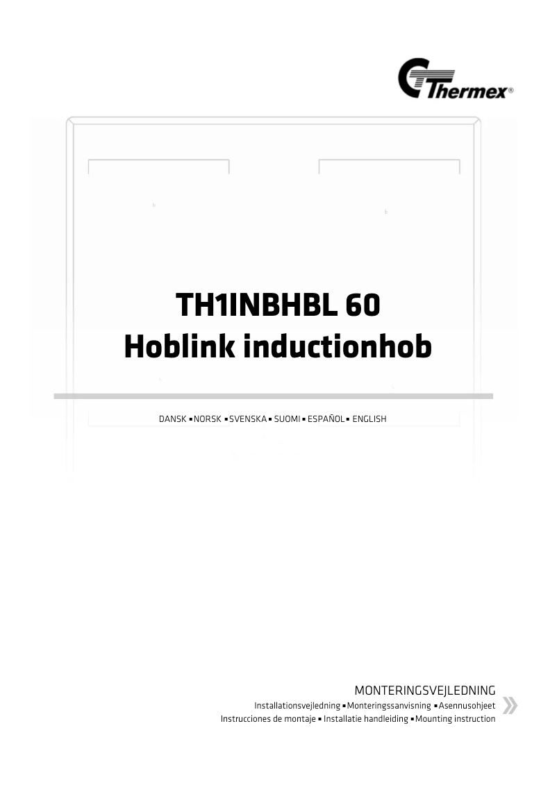 Image de la première page du manuel de l'appareil TH1INBHBL 60