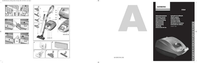 Image de la première page du manuel de l'appareil VSZ5GPX2