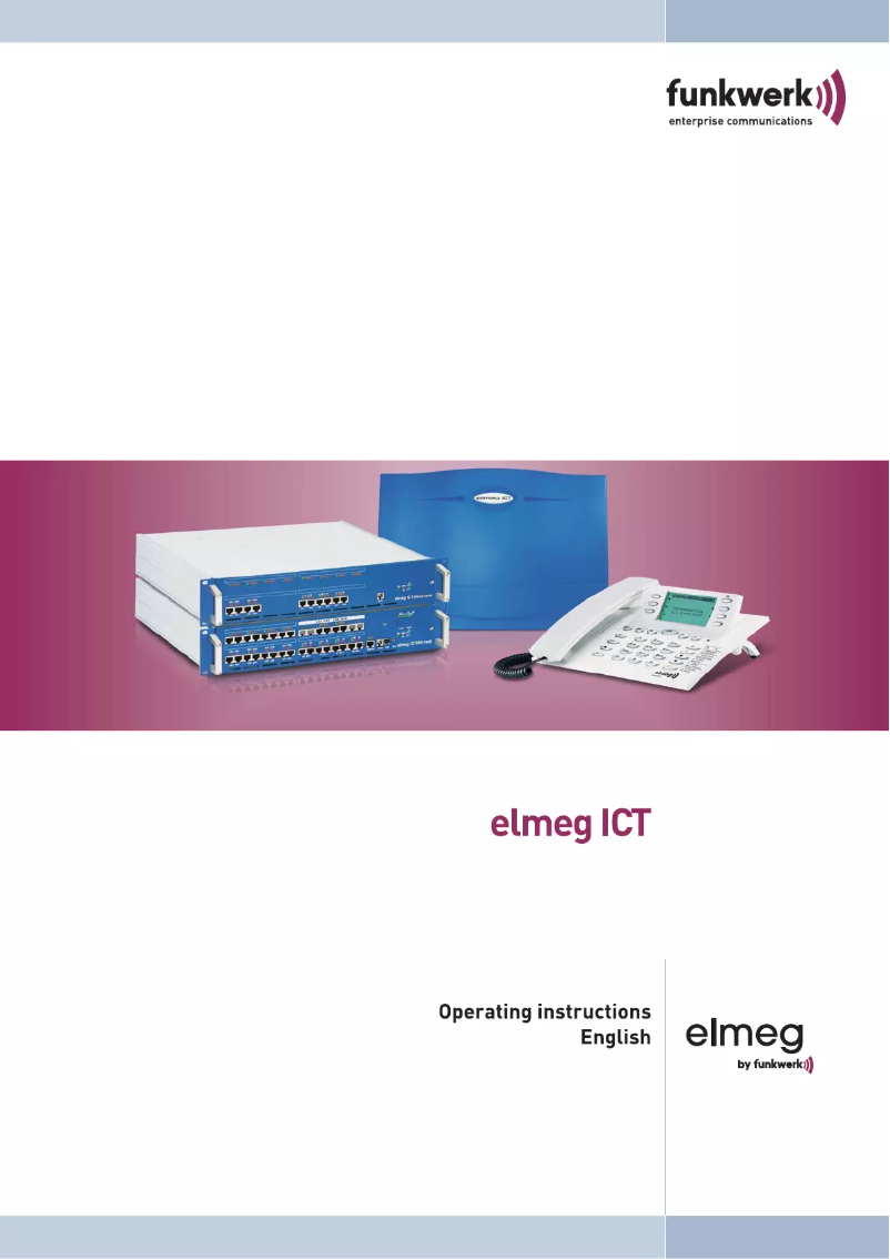 Page 1 de la notice Manuel utilisateur Teldat Elmeg ICT88