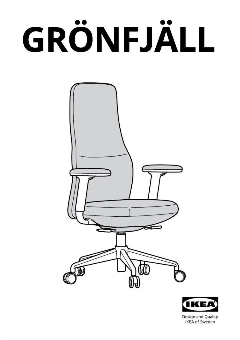 Image de la première page du manuel de l'appareil GRÖNFJÄLL 805.329.24