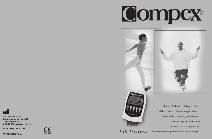 Page n°1 - Manuel utilisateur Compex Full Fitness