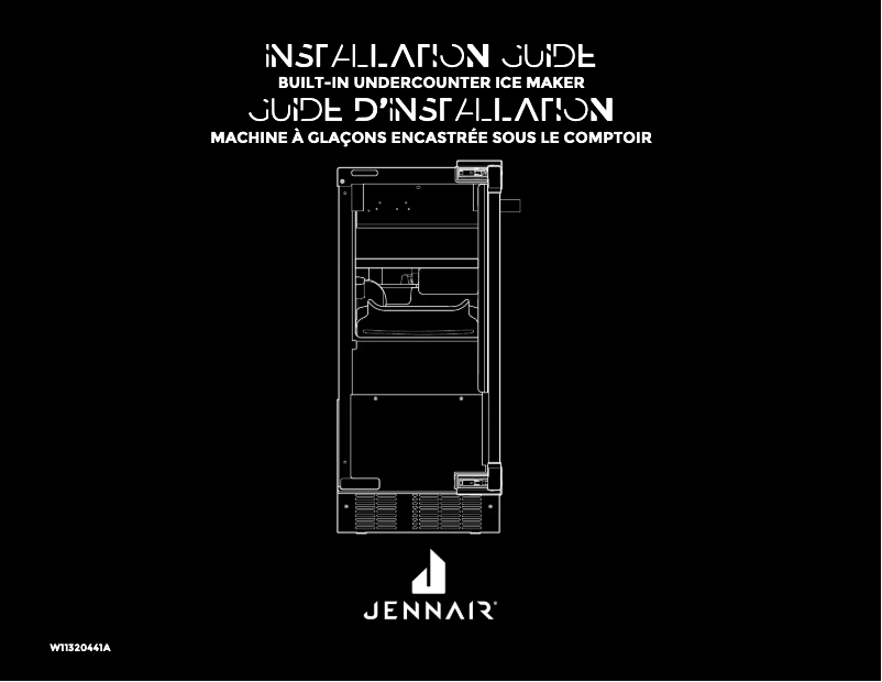 Page n°1 - Guide d'installation JennAir JKRPL151HL