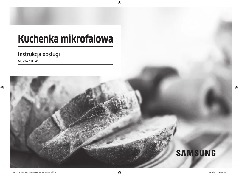 Image de la première page du manuel de l'appareil MG23A7013AB