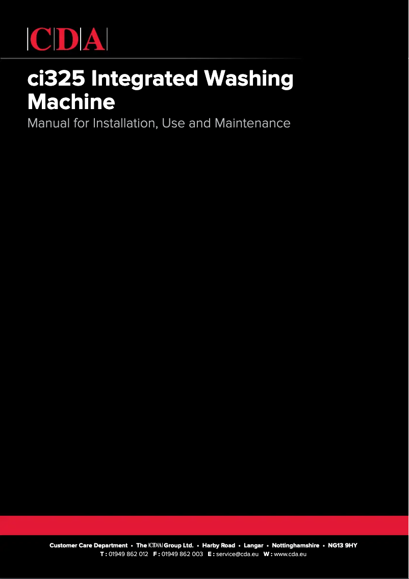Página 1 del manual Manual de usuario CDA ci325