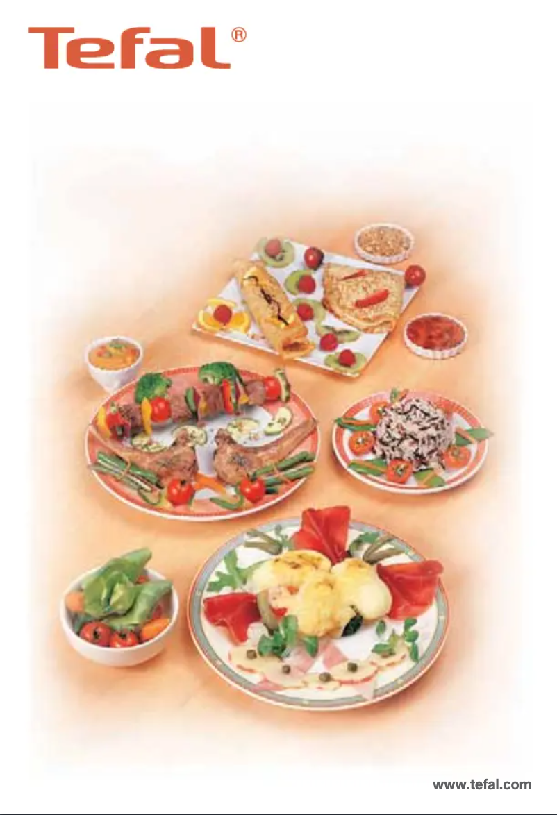 Image de la première page du manuel de l'appareil Raclette Jour de Fête RE220712