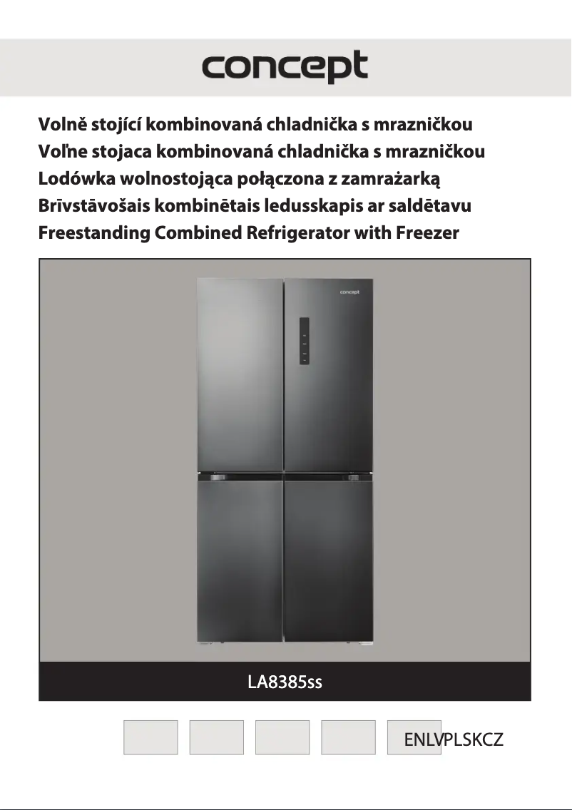 Page 1 de la notice Manuel utilisateur Concept LA8385SS